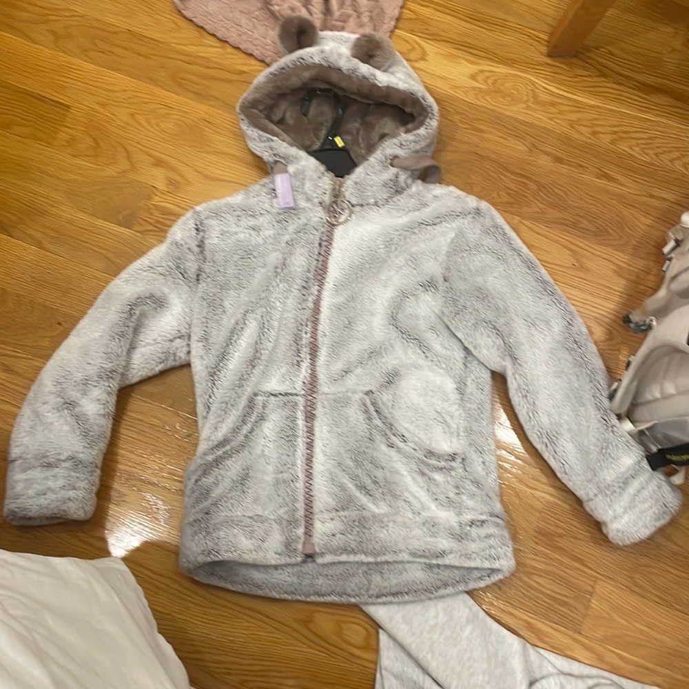 Fluffy winter comfortable casual loungewear cute jacket